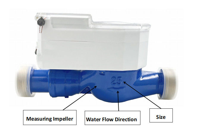उच्च एकीकृत IOT स्मार्ट वाटर मीटर M-BUS/RS-485 संचार पोर्ट के साथ पानी के उपयोग की कुशलता से निगरानी करें