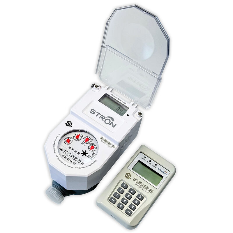 तापमान 0C-50C स्मार्ट वॉटर मीटर, माप सीमा 0-999999 लीटर, संचालन दबाव ≤1.6Mpa, जल संसाधन प्रबंधन के लिए समाधान