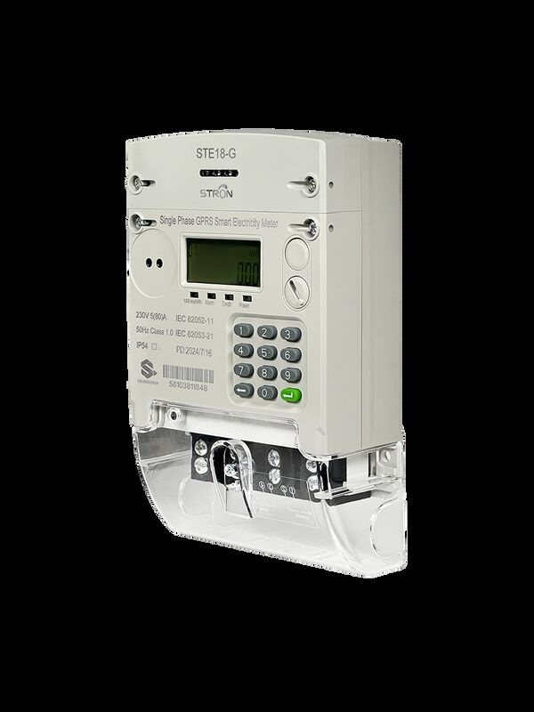 Smart Prepaid Electricity Meter STE18G with IP54 Protection Multi Tariff Anti Tamper and Power Limit Features for Energy Management