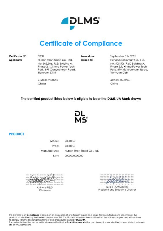 दक्षिण पूर्व एशिया के लिए वायरलेस प्लग-इन मॉड्यूल एसटीएस प्रीपेड मीटर: डीएलएमएस प्रोटोकॉल और स्वचालित स्विच-ऑफ और रिमोट कंट्रोल