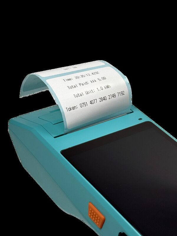 मोबाइल वेंडिंग यूनिट द्वारा डोर-टू-डोर रिचार्ज हैंडहेल्ड टर्मिनल रिचार्ज एंड्रॉइड 9.0 हैंडहेल्ड पेमेंट टर्मिनल - फास्ट रिचार्ज ऑपरेशन के लिए उपयोगकर्ता के अनुकूल इंटरफ़ेस