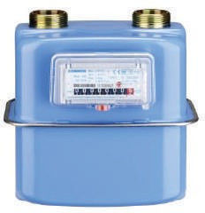 दो पाइप 0.8L कॉम्पैक्ट गैस फ्लो मीटर, 1.6m3 / एच डायाफ्राम गैस मीटर