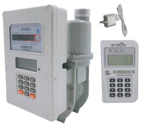 स्वचालित वाल्व नियंत्रण के साथ ISO14001 2L प्रीपेड गैस मीटर