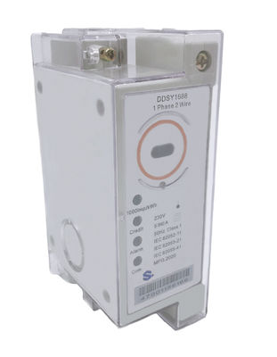 CIU के साथ 4kV 50HZ मोनोपेज़ स्मार्ट प्रीपेड बिजली मीटर