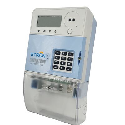 एकल चरण RS232 900MHz स्मार्ट प्रीपेड बिजली मीटर जलरोधक
