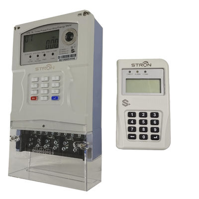 ISO14001 तीन चरण 60Hz स्मार्ट प्रीपेड बिजली CIU के साथ मीटर