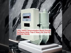 LAN/WAN संचार रक्त ग्लूकोज परीक्षण मीटर 6 वर्ष से अधिक सटीक परिणामों के लिए जीवन समय